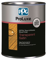 PPG Proluxe Cetol SIK48045/04 Wood Finish, Satin, Mahogany, Liquid, 1 qt, Can